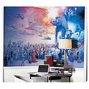 Star Wars Celebration Chair Rail Prepasted Wall Mural